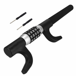 🔐 TURNART Lenkradschloss mit 5-stelligem Code | Diebstahlsicherung für Van, Auto, SUV, LKW Angebot bei HelloDeals