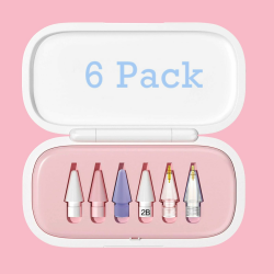 🎨📱 6 Stück Spitzen Ersatz für Apple Pencil - Hochempfindliche Ersatzspitzen und Präziser Steuer Stift/Eingabestift Nib 🌟 Angebot bei HelloDeals