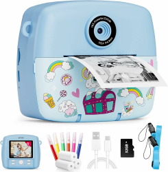 📸🎁 Sofortbildkamera Kinder - Kinderkamera Kompaktkameras 1080P HD Sofortdruck von Fotos 🌟 Angebot bei HelloDeals