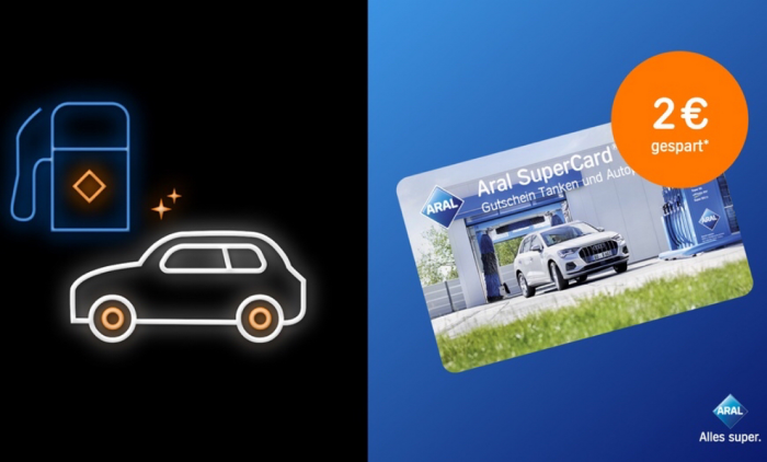42 € Aral SuperCard „Automotive“ (inkl. Kartenversand)
