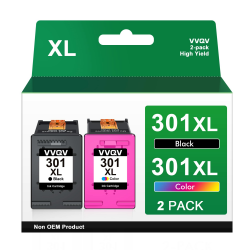 VVQV 301 XL Druckerpatronen Multipack Ersatz für HP 301 - Hohe Qualität! 🖨️ Angebot bei HelloDeals