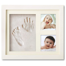 Baby Hand- und Fußabdruck Set mit Bilderrahmen 🦶👶 Angebot bei HelloDeals