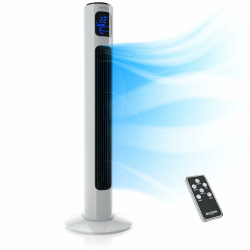 Brandson Turmventilator mit Fernbedienung 96 cm 🌀 - Preisträger 2025 🏆 - mobiler Lüfter leise - Standventilator mit Oszillation Angebot bei HelloDeals