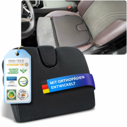 🚗🔝 Healthfix® Auto Keilkissen - Ergonomisches Sitzkissen mit Memory-Foam Angebot bei HelloDeals