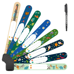 Sicherheits ID Armband für Kinder - Vicloon Notfall-Armband, 8 Stück Angebot bei HelloDeals