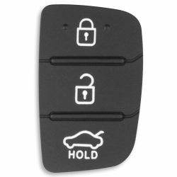 🚗 Autoschlüssel Tastenfeld 3 Tasten Kompatibel mit Hyundai i20 i30 ix20 ix35 Tucson Santa Fe Angebot bei HelloDeals