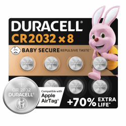 🔋 Duracell CR2032 Knopfzellen - 8 Stück Angebot bei HelloDeals