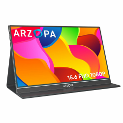 🌟 ARZOPA Tragbarer Monitor 15,6 Zoll 1080 FHD mit HDR und USB-C 🌈 Angebot bei HelloDeals