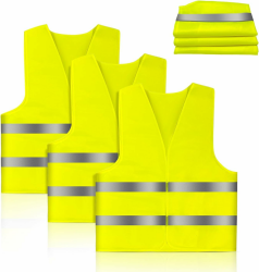 🚗👷‍♂️ Brovamo Warnwesten Auto-Sicherheitswesten 10er-Pack - Schützen Sie sich jetzt! 🚨 Angebot bei HelloDeals