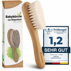 👶🌟 Lampox Babyhaarbürste: Extra weiches Pflegeset für Neugeborene! 🌟👶 Angebot bei HelloDeals