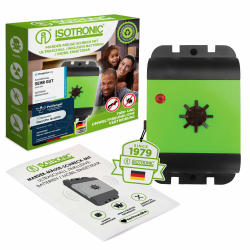 🚗🐭 ISOTRONIC Marderscheuche Marderfix | Batterie Marderabwehr Marder-Frei Mobil | Mäuseschreck für Auto KFZ Dachboden Keller | Marderfrei Marderschutz mit Ultraschall Akustik Angebot bei HelloDeals