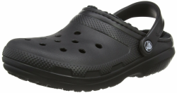 Angebot: Crocs Unisex Classic Lined Clogs 43/44 EU Schwarz 🐊👟 Angebot bei HelloDeals