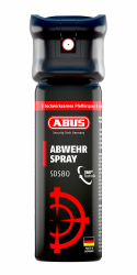 🔒 ABUS Abwehrspray SDS80 zur Tierabwehr 🦁🐶 - hochwirksames Pfefferspray zur Selbstverteidigung Angebot bei HelloDeals