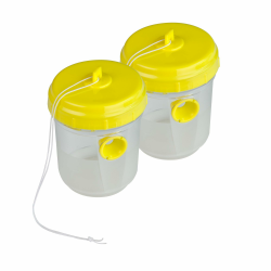 🐝🌿 Windhager Wespen Abwehr | Wespenfalle 2 Stk. | für draußen 🌞 | leicht zu reinigen 🧼 | Anwendung ohne Chemie 🌿 | Wespennest, Attrappe, Lockstoff, Wespennest Attrappe wetterfest, Wespenschutz Angebot bei HelloDeals