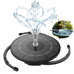 AISITIN Solar Springbrunnen mit 3.5W DIY Abnehmbares Sonnenkollektor 🌞 Angebot bei HelloDeals