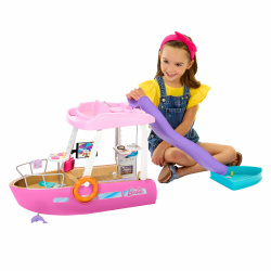 Barbie Traumboot Spielset mit Rutsche und Schwimmzeug 🚤 Angebot bei HelloDeals