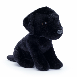 🐾 Zappi Co Max der Schwarze Labrador Plüschhund (15cm) - Schwarzer Lab-Welpe 🐾 Angebot bei HelloDeals