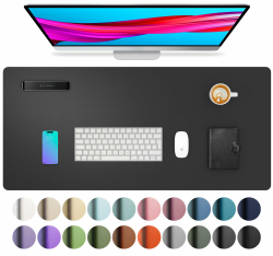 Aothia Schreibtischunterlage & Mauspad aus Leder 🖊️🖱️ Angebot bei HelloDeals