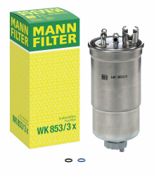 🚗 MANN-FILTER WK 853/3 x Kraftstofffilter - für Pkw + Transporter 🚚 Angebot bei HelloDeals