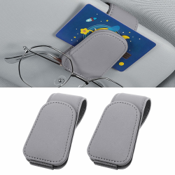 🕶️🚗 2 Stück Brillenhalter für Auto Sonnenblende - Magnetisch und Stilvoll! Angebot bei HelloDeals