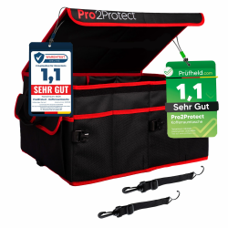 Pro2Protect Kofferraum Organizer | Auto Zubehör | Wasserfest & Rutschfest 🚗👜 Angebot bei HelloDeals
