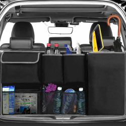 🚗 MEISHANG Auto Kofferraum Organizer - Aufbewahrungstasche, Kofferraumtasche, Autoorganisator, Autositztasche Angebot bei HelloDeals