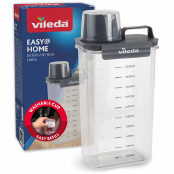 Vileda Waschmittelbox 2300ml grau 🧼 - Praktische Aufbewahrung für Waschpulver Angebot bei HelloDeals