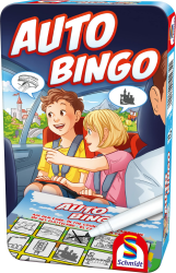 🚗🎲 Schmidt Spiele 51434 Auto-Bingo: Spiel in der Metalldose! Angebot bei HelloDeals