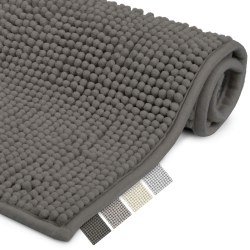 🛁🌟 Beautissu Badematte rutschfest 70x120 cm Chenille Badezimmerteppich Groß 🌟🛁 Angebot bei HelloDeals
