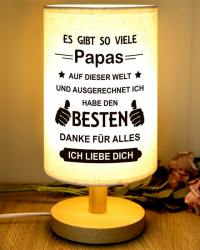 PRSTENLY Vatertagsgeschenk für Papa Tischlampe 🎁 Angebot bei HelloDeals