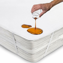 🌟 Wasserdichter Matratzenschoner 180x200 cm aus Baumwolle - Schützen Sie Ihre Matratze! 🌙 Angebot bei HelloDeals