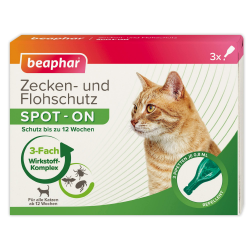 BEAPHAR - Zecken- Und Flohschutz Spot-ON Für Katzen 🐱🦟 Angebot bei HelloDeals