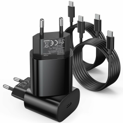 🔋📱 USB C Ladegerät & Ladekabel 2er-Pack für Samsung Galaxy - Schnellladegerät & Netzteil Angebot bei HelloDeals