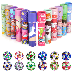 AUAUY 12 PCS Klassisches Kaleidoskope - Vintage Retro-Kaleidoskope Lernspielzeug 🌈🌸🎁 Angebot bei HelloDeals