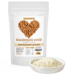 Mandelmehl entölt, 1kg - Vegan und Glutenfrei 🥞 Angebot bei HelloDeals
