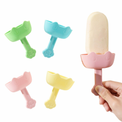 🍦👶 Goiern Tropffrei EIS am Stiel-Halter für Kinder, 4 Stück Eishalterung Kinder Eisstiele Wiederverwendbar, Popsicle Holder für Kinder Kleinkinder Angebot bei HelloDeals