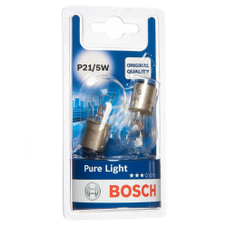 🔦🚗 Bosch P21/5W Pure Light Fahrzeuglampen - 12 V 21/5 W BAY15d - 2 Stücke 🌟 Angebot bei HelloDeals