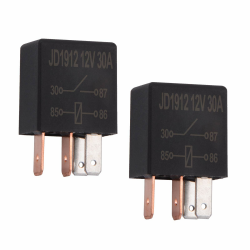 🚗 Ehdis 2 Stück Auto Relais 12V 30A 4 Pin Set für Auto LKW Motor 🚛 Angebot bei HelloDeals