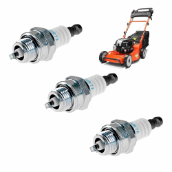 🔥 3 Stück BPMR7A Zündkerzen Ersatzteil für Rasenmäher Garten Strimmer Trimmer 🔥 Angebot bei HelloDeals