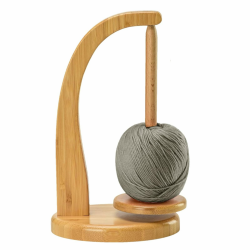 🧶🎁 Wollabwickler und Wollhaspel mit Rotierendem Magnetischem Halter - Für Häkel- und Strickzubehör-Geschenke Angebot bei HelloDeals