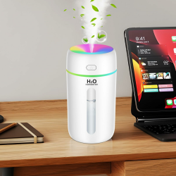 🌿🌈 Kissleaf 250ML Mini Luftbefeuchter für Schlafzimmer Kinderzimmer Pflanzen Angebot bei HelloDeals