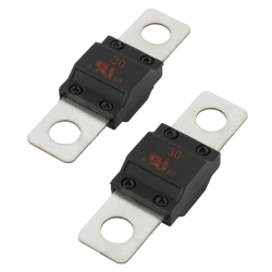 🔒🚗 2 Stück SeKi Midi Schraubsicherung Hochstromsicherung 30A Ampere bis 32V DC - KFZ Auto LKW Streifensicherung Angebot bei HelloDeals