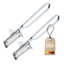 🔪🍏🥒 Westmark 2 Universal-Sparschäler/Pendelschäler mit geschärftem Ausstecher - Famos, Metall/Verchromt, 106122E4 Angebot bei HelloDeals