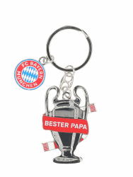 FC Bayern München Schlüsselanhänger Bester Papa Silber ⚽🏆🌟 Angebot bei HelloDeals