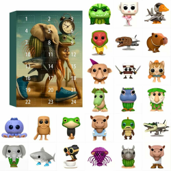 🎁 Introti Tung Tung Tung Sahur Adventskalender - Tralalero Tralala Figur Spielzeug 🎄 Angebot bei HelloDeals