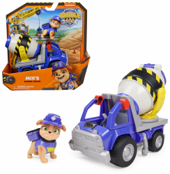 🚧 Rubble & Crew - Zementmischer-Baufahrzeug mit Mix-Figur 🏗️ Angebot bei HelloDeals
