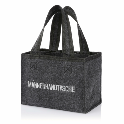 🍻 Nordstern Männerhandtasche aus Filz mit 6 Fächern - Perfektes Männergeschenk! Angebot bei HelloDeals