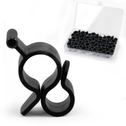 🎉 URAQT Kederleiste Haken,20 Stück S Förmige RV Aufhänger ⚓ Angebot bei HelloDeals