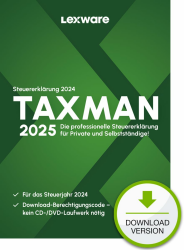 🧾 Steuererklärungs-Software TAXMAN 2025 - Steuerjahr 2024 📁 Angebot bei HelloDeals