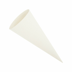 🎓🎨 itenga Bastelschultüte 70cm rund Schultütenrohling (Weiß ohne Verschluss) - Sonderangebot! Angebot bei HelloDeals